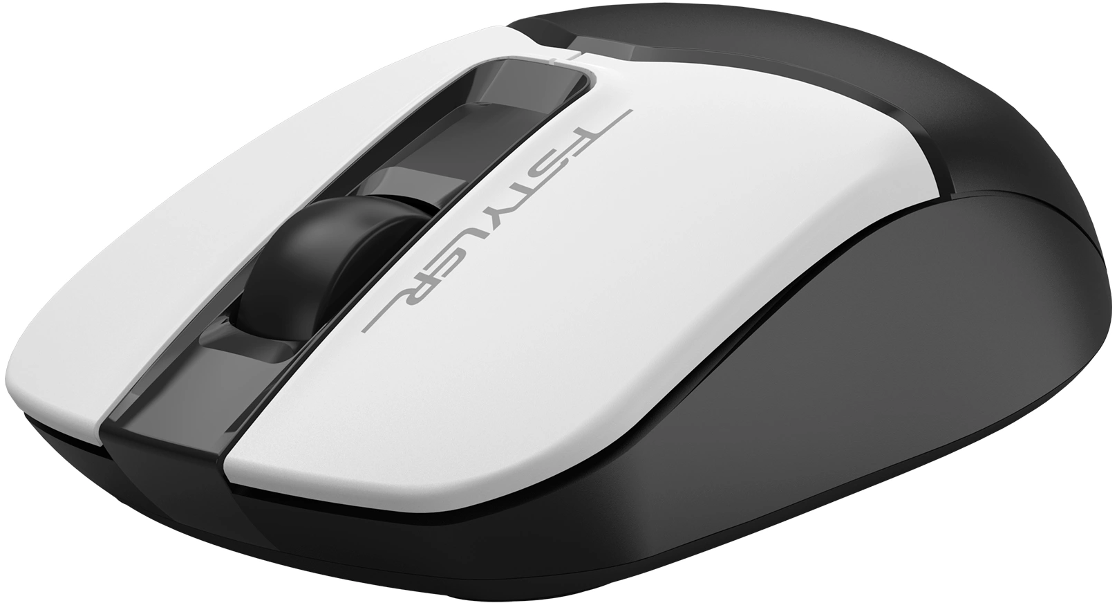 Мышь A4Tech Fstyler FG12S Panda белый/черный оптическая 1200dpi silent беспров. USB 3but