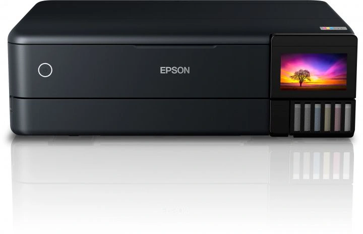 МФУ струйный Epson L8180 (C11CJ21403/402/504/502) A3 Duplex Net WiFi черный