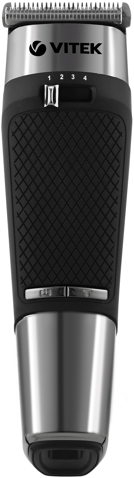 Машинка для стрижки Vitek VT-1364 разноцветный 5Вт (насадок в компл:4шт)