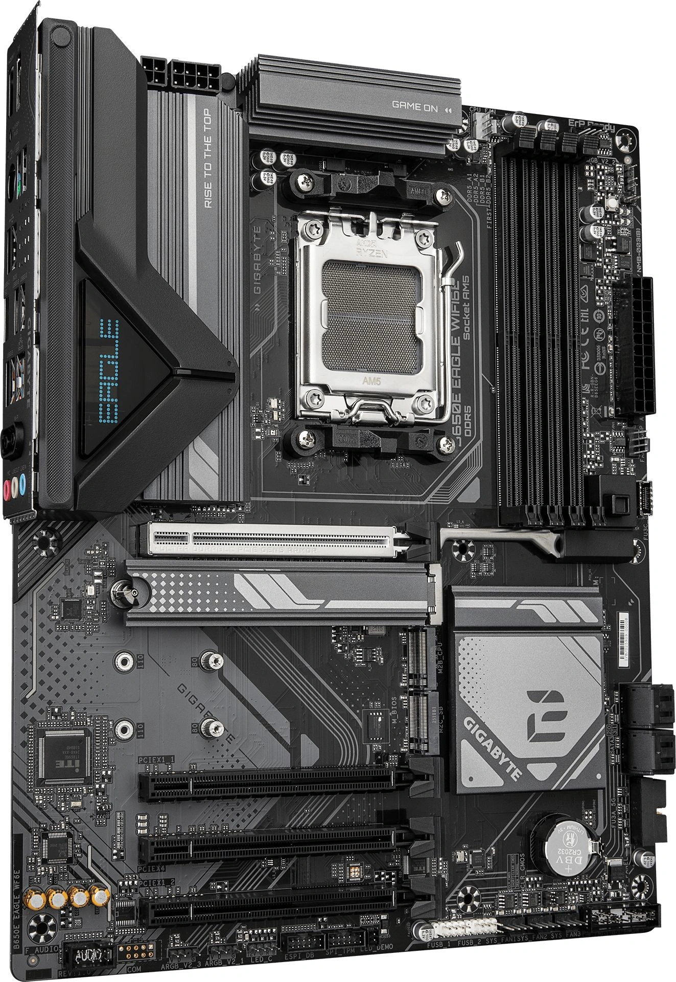 Материнская плата Gigabyte B650E EAGLE WIFI6E Socket AM5 AMD B650 4xDDR5 ATX AC`97 8ch(7.1) GbLAN RAID+HDMI+DP