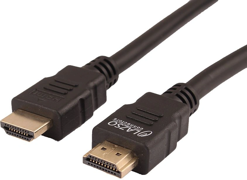 Кабель аудио-видео LAZSO WH-111 HDMI (m)/HDMI (m) 1м. позолоч.конт. черный (WH-111(1M))