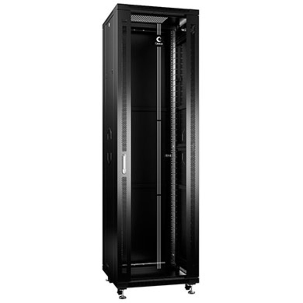 Cabeus SH-05C-42U60/100-BK Шкаф монтажный телекоммуникационный 19" напольный для распределительного и серверного оборудования 42U 600x1000x2055mm