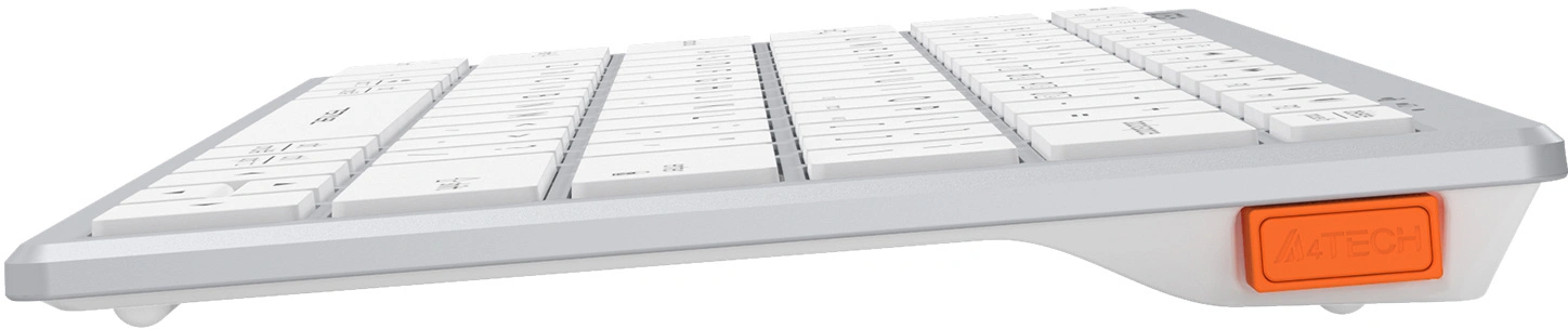 Клавиатура A4Tech FBX51C белый USB беспроводная BT/Radio slim Multimedia (FBX51C WHITE)