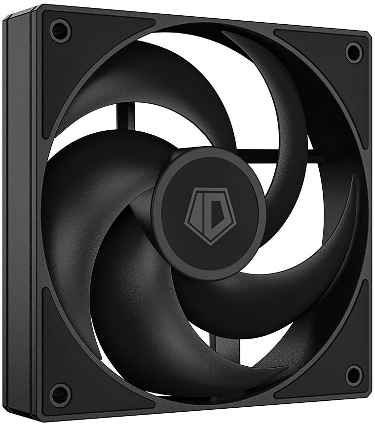Вентилятор для корпуса ID-Cooling AS-120-K 120х120x25 черный 4-pin 30дБ Ret