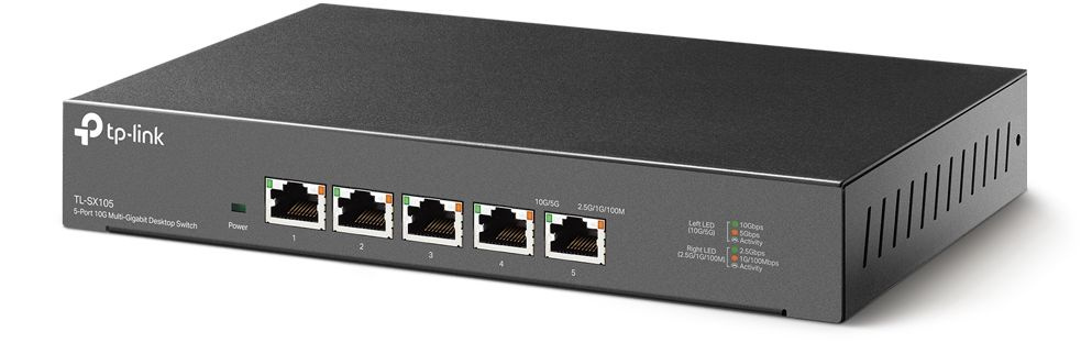 Коммутатор TP-Link TL-SX105 (L2) 5x10Гбит/с неуправляемый
