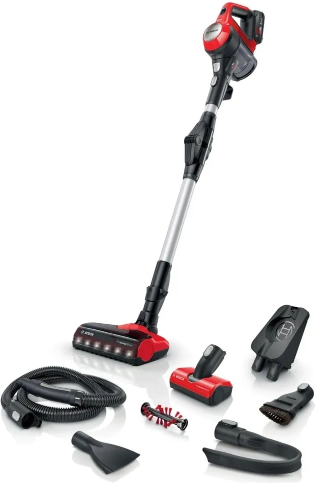 Пылесос Bosch BCS711PET черный/красный