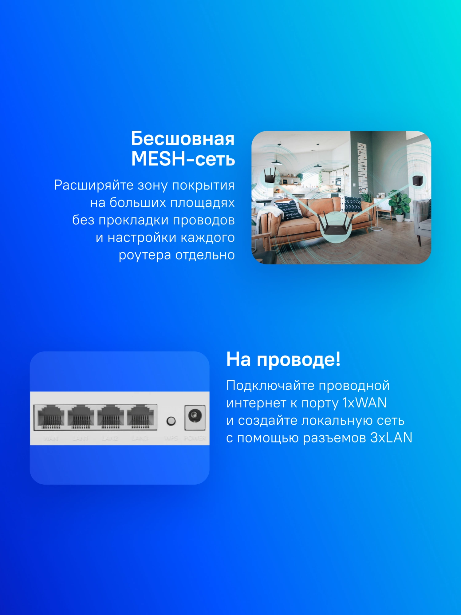 Роутер беспроводной Cudy WR300 N300 10/100BASE-TX/Wi-Fi белый