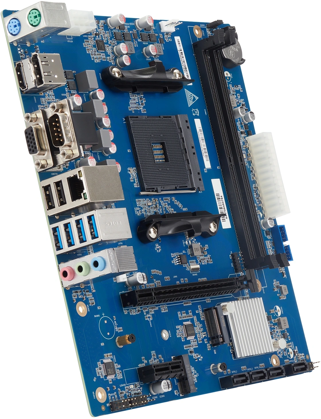 Материнская плата IRU A520M-VHDi/M.2 Soc-AM4 AMD A520 2xDDR4 mATX AC`97 6ch(5.1) GbLAN RAID+VGA+HDMI+DP
