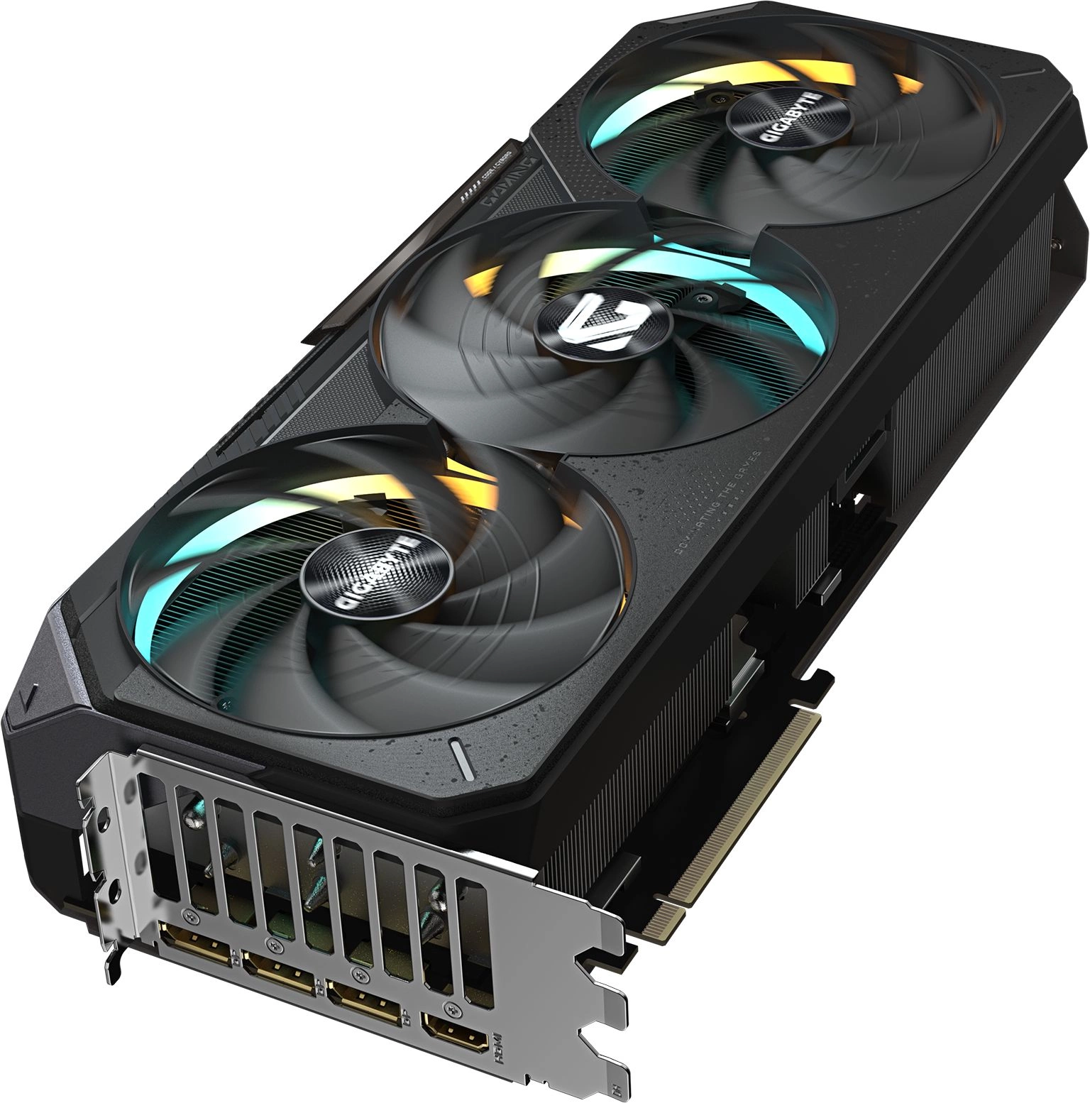 Видеокарта Gigabyte PCI-E 5.0 GV-N5080GAMING OC-16GD 1.0 NVIDIA GeForce RTX 5080 16Gb 256bit GDDR7 2730/30000 HDMIx1 DPx3 HDCP Ret