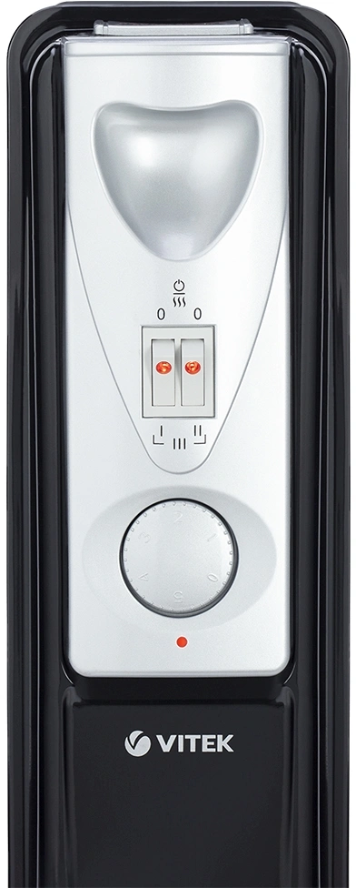 Радиатор масляный Vitek VT-1717 1500Вт черный