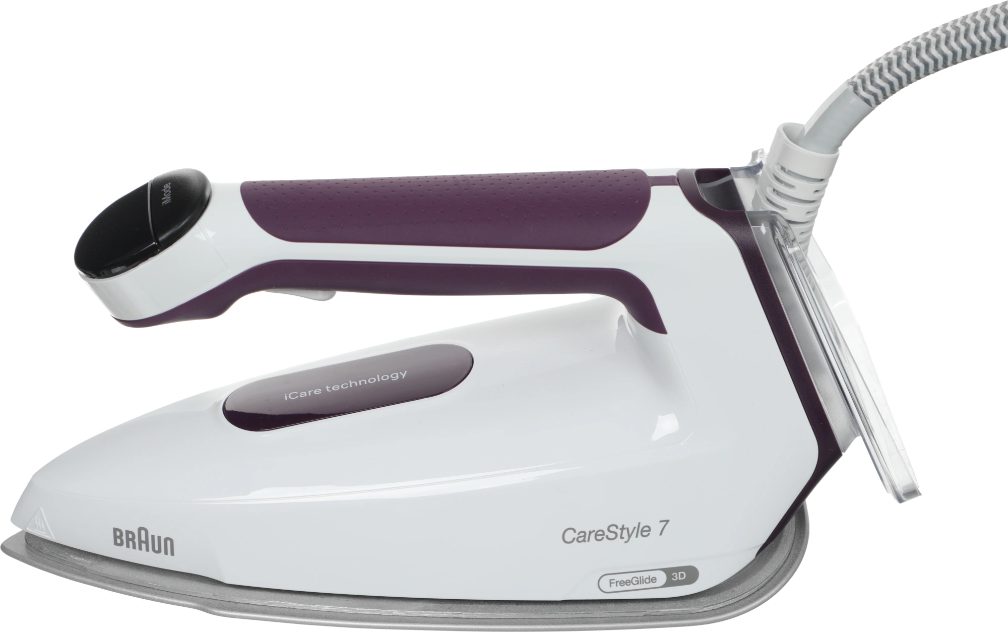 Парогенератор Braun CareStyle 7 IS7266VI 2700Вт серый/сиреневый