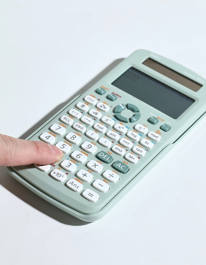 Калькулятор научный Deli ED991ES зеленый 10+2-разр.