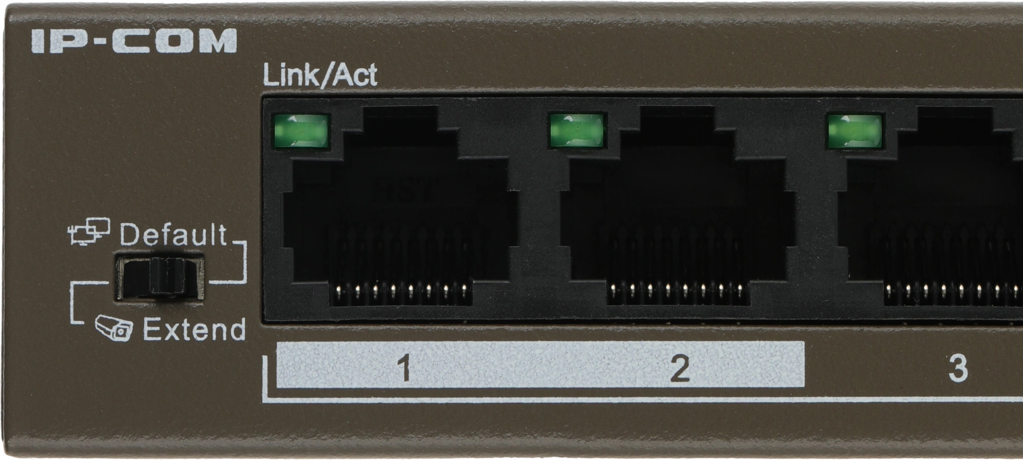 Коммутатор IP-Com F1110P-8-63W (L2) 10x100Мбит/с 8PoE 58W неуправляемый