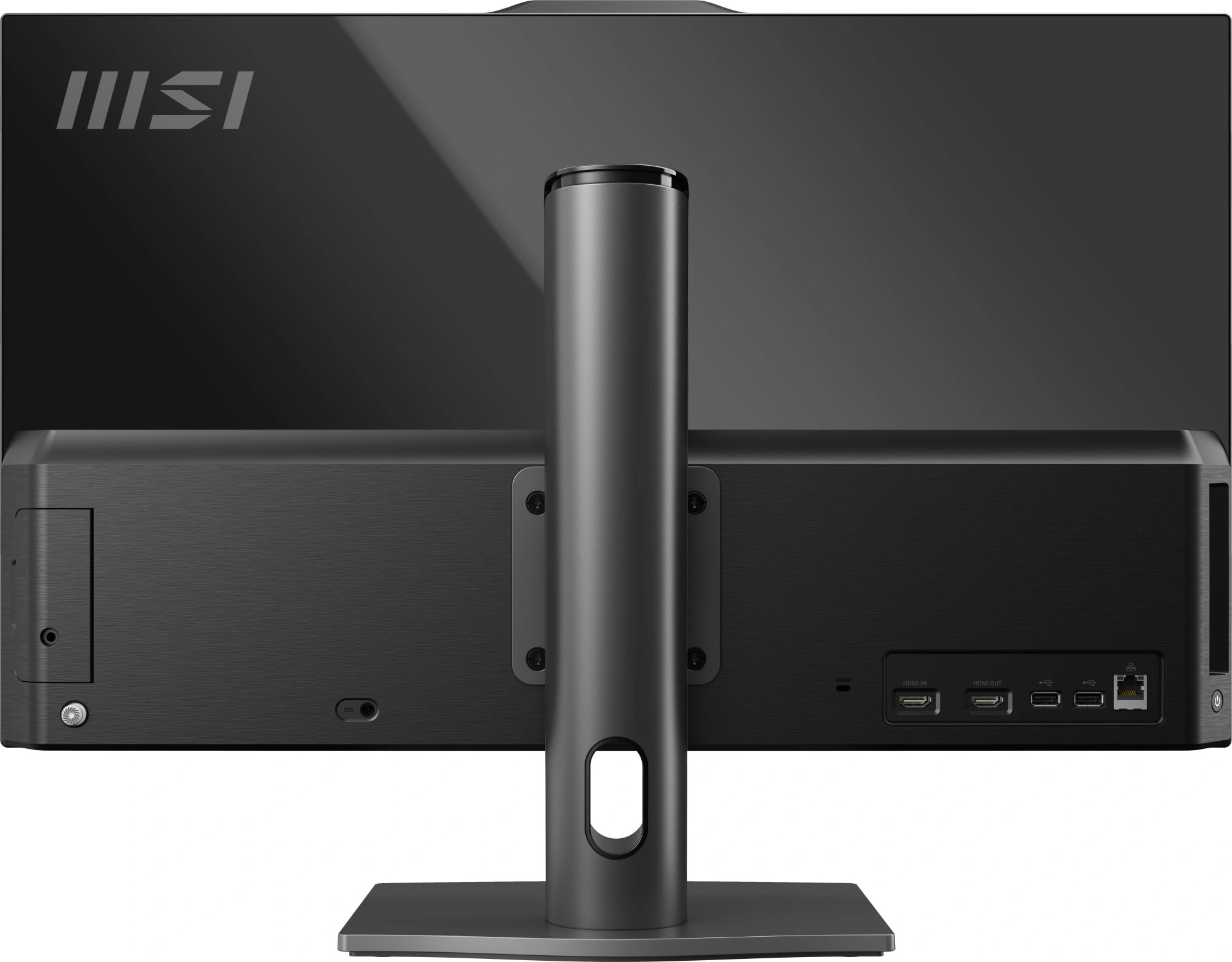 Моноблок MSI Modern AM242P 1M-1027XRU 23.8" Full HD Core 7 150U (1.8) 16Gb SSD512Gb Graphics без ОС GbitEth WiFi BT 120W клавиатура мышь Cam черный 1920x1080