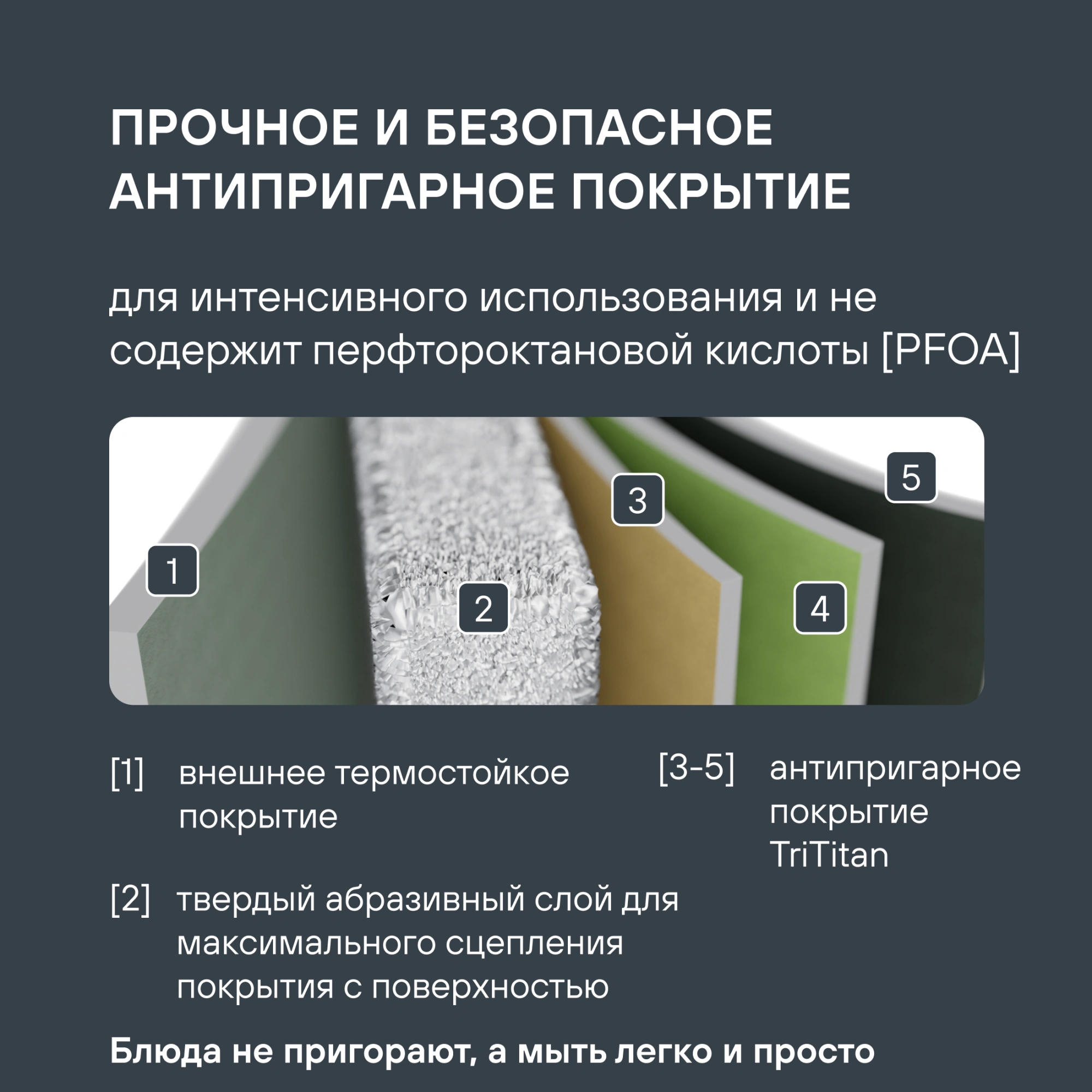 Сковорода ВОК (WOK) Rondell Craft RDA-1893 круглая 28см покрытие: TriTitan ручка несъемная (с крышкой) черный