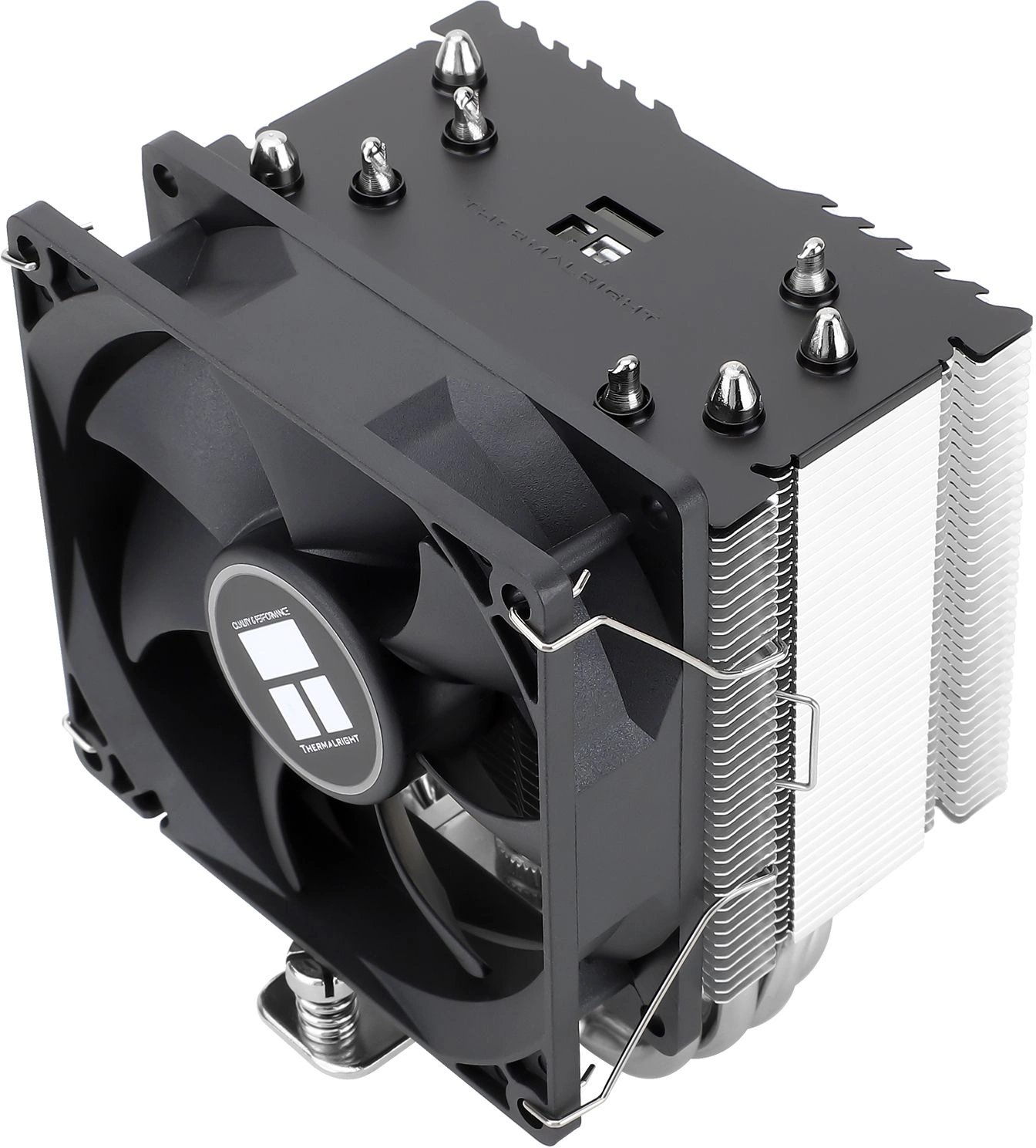 Устройство охлаждения(кулер) Thermalright Assassin X 90 SE V2 Soc-AM5/AM4/1200/1700/1851 черный 4-pin 27.3dB Al+Cu 360gr Ret (AX90-SE-V2)
