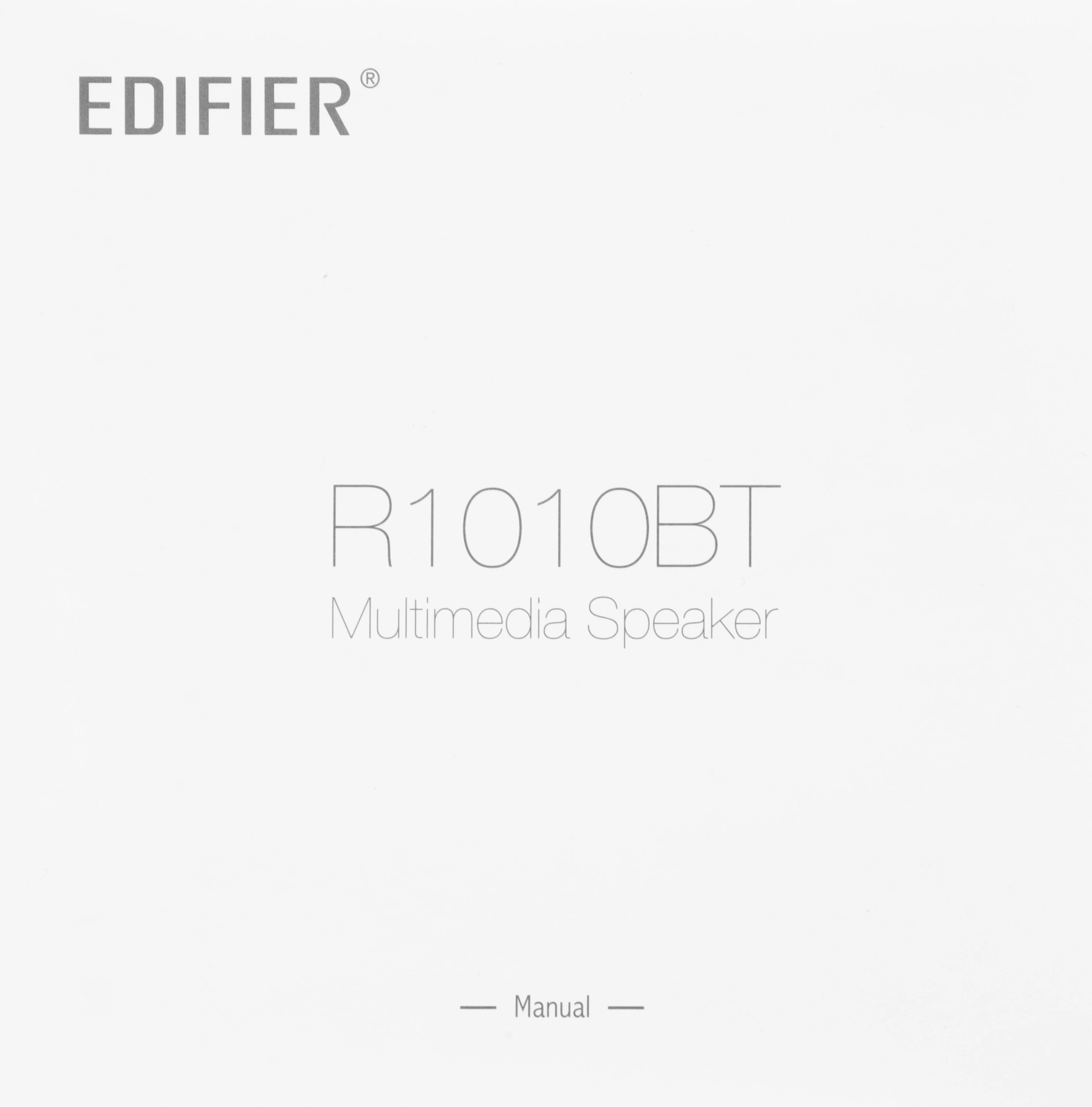 Колонки Edifier R1010BT 2.0 черный/черный 24Вт BT