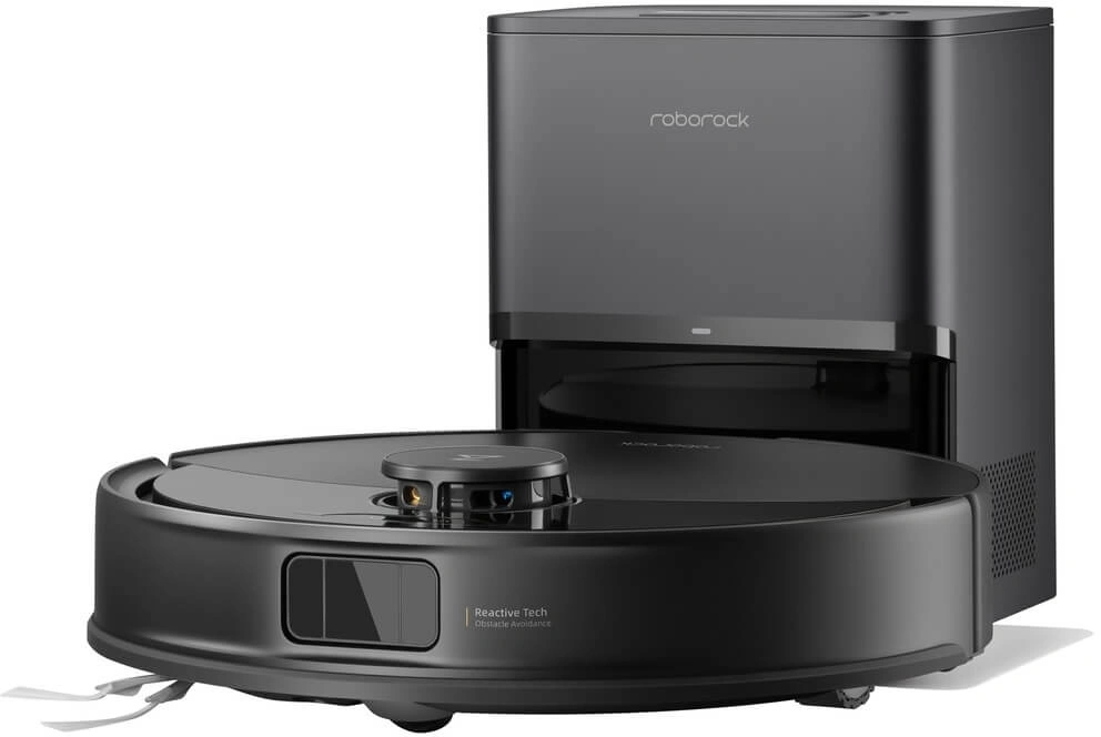Пылесос-робот Roborock Q8 Max Pro Plus 45Вт черный (в компл.:1мешок)