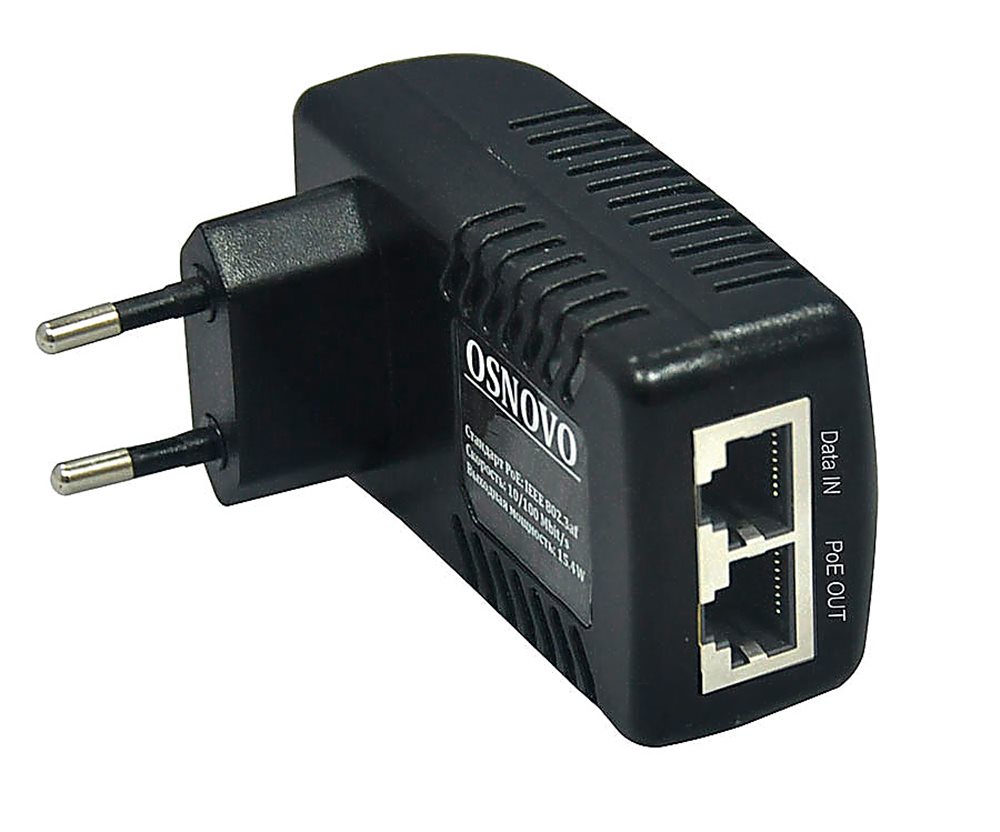 Midspan-1/151A - PoE-инжектор Fast Ethernet на 1 порт. Мощность PoE на порт - до 15.4W. Напряжение PoE - 50V(конт. 4,5(+), 7,8(-)). Порты: вх. - 1 x RJ45(10/100 Base-T), вых. 1 x RJ45(10/100 Base-T, PoE, 50V). Питание: AC100-240V