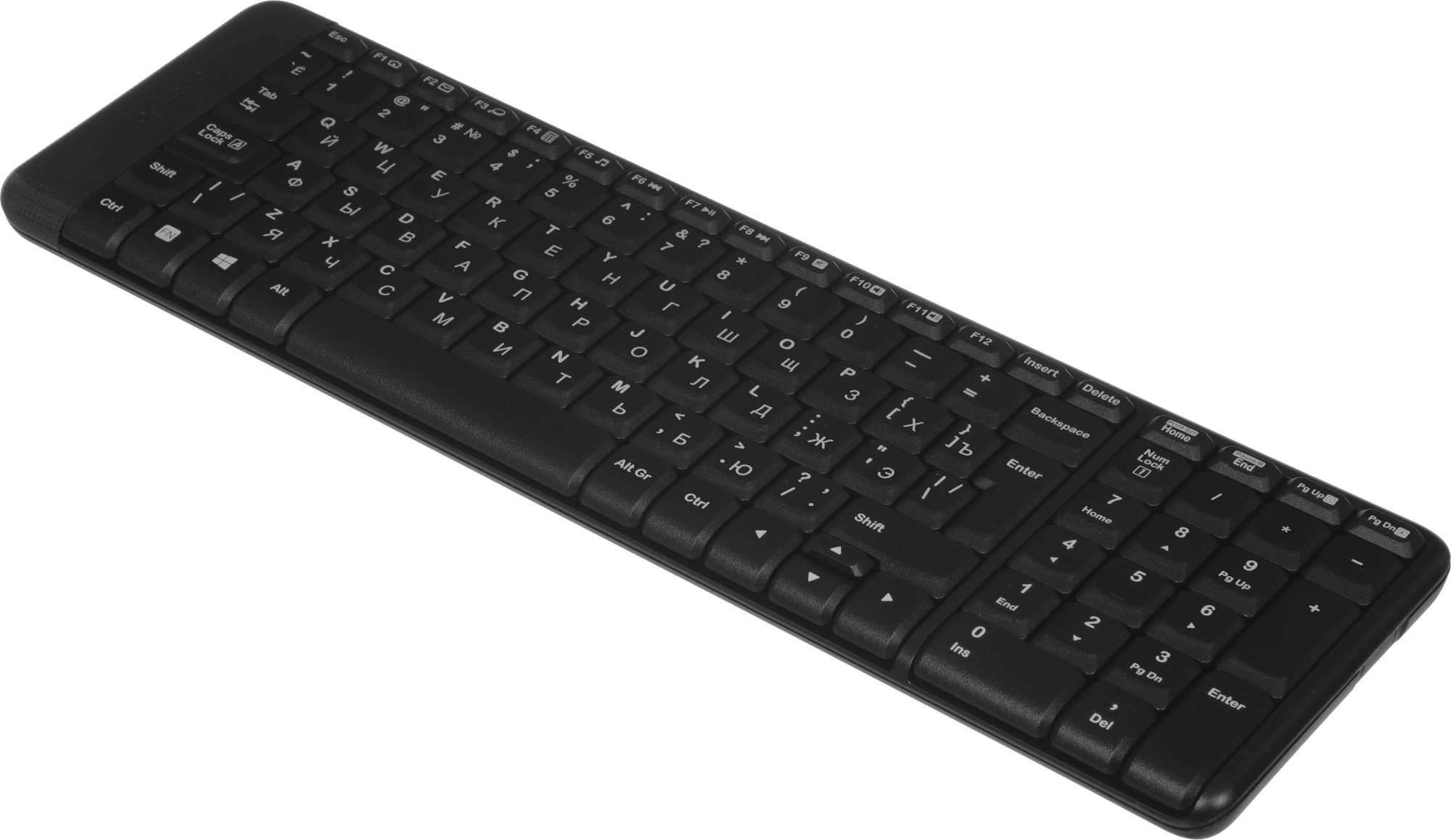 Клавиатура + мышь Logitech MK220 клав:черный мышь:черный USB беспроводная (920-003169)