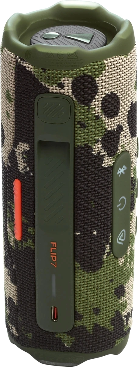 Колонка порт. JBL Flip 7 камуфляж 35W 1.0 BT 4800mAh (JBLFLIP7SQUAD)