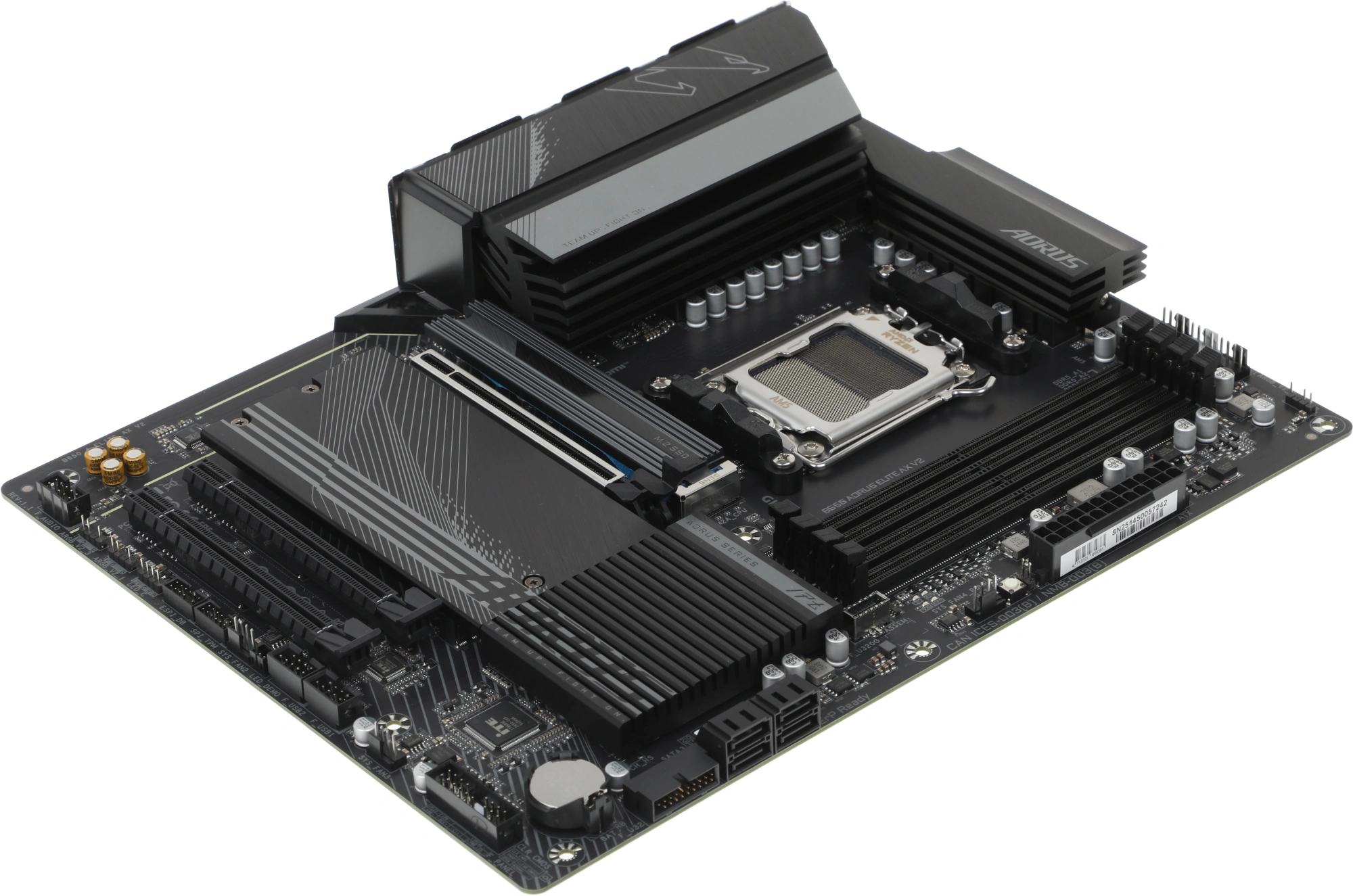 Материнская плата Gigabyte B650 AORUS ELITE AX V2 Socket AM5 AMD B650 4xDDR5 ATX AC`97 8ch(7.1) 2.5Gg RAID+HDMI+DP