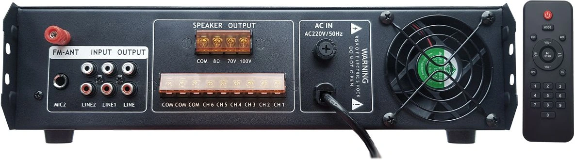Усилитель Tantos TSo-AA120MZ 120Вт черный (00-00025063)