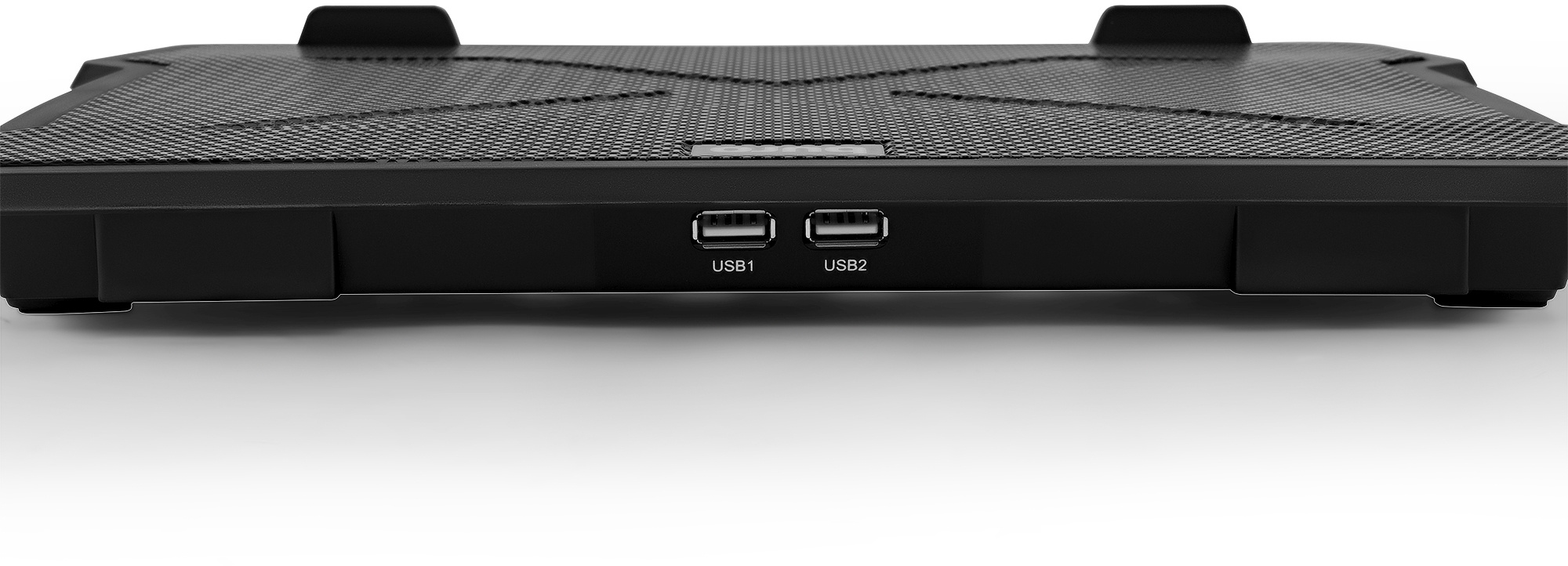 Подставка для ноутбука Buro BU-LCP150-B212 15" 335x265x22мм 74.35дБ 1xUSB 2x 140ммFAN 480г металлическая сетка/пластик черный