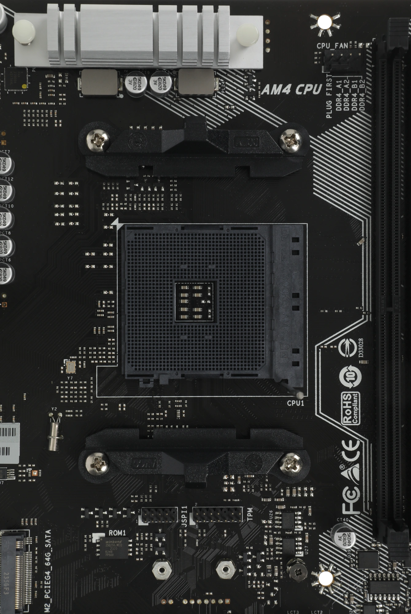 Материнская плата Biostar B550MX/E PRO Soc-AM4 AMD B550 4xDDR4 mATX AC`97 8ch(7.1) GbLAN RAID+VGA+DVI+HDMI