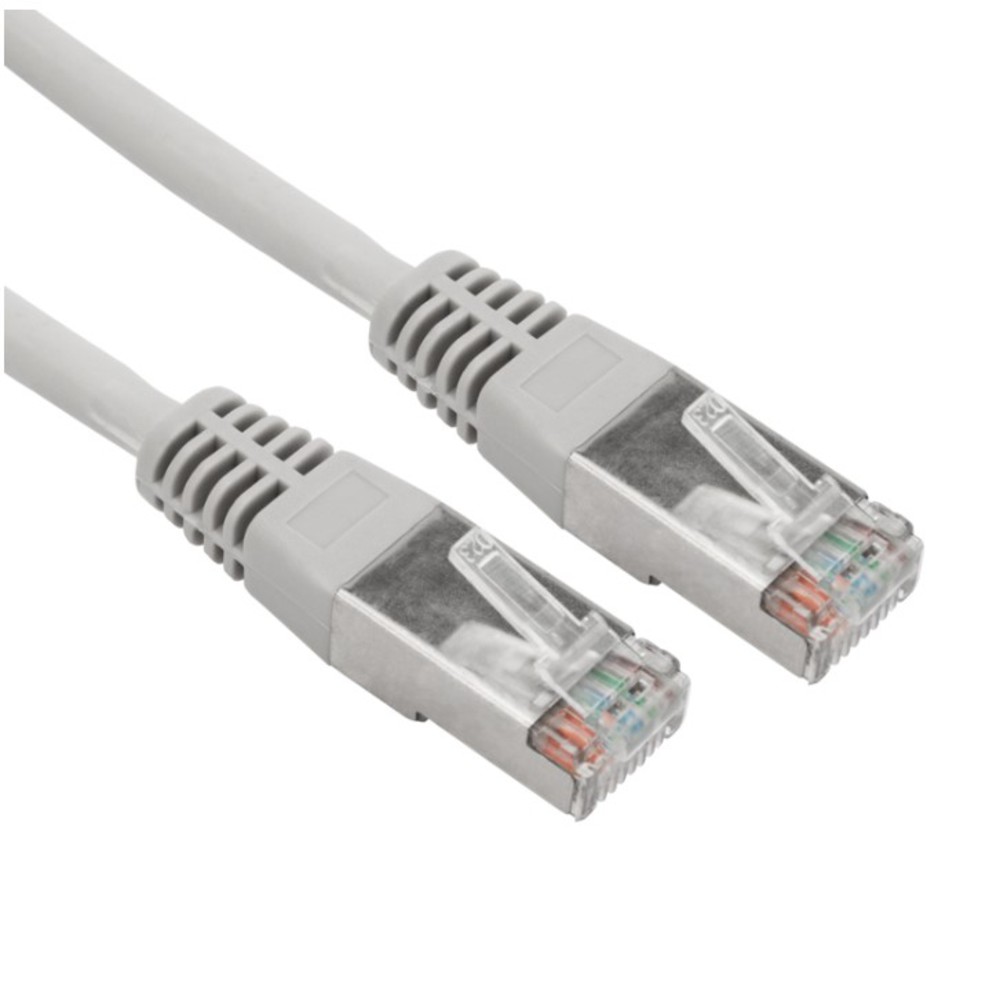02-0110-03 Патч-корд F/UTP, CAT 5e, RJ45-RJ45, 26AWG, LSZH, серый, 0,3м REXANT