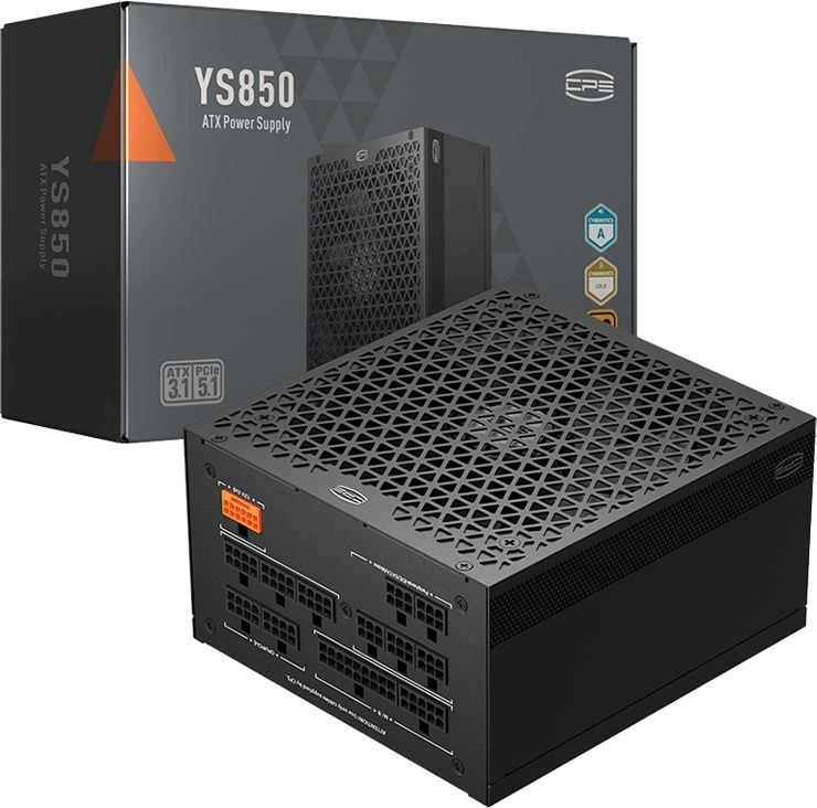 Блок питания PcCooler ATX 850W YS850 Gen.5 80+ gold (20+4pin) APFC 135mm fan 12xSATA Cab Manag RTL