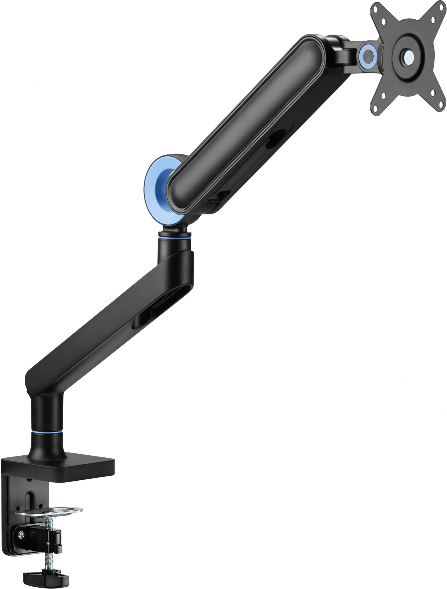 Кронштейн для мониторов Ultramounts UM719B черный 17"-35" макс.10.5кг крепление к столешнице поворот и наклон