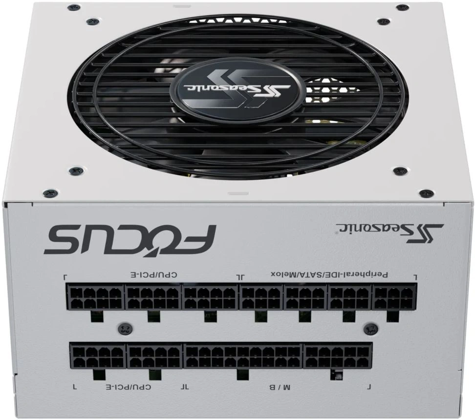 Блок питания Seasonic ATX 1000W Focus GX-1000 Gen.5 WHITE 80+ gold (20+4pin) APFC 135mm fan 8xSATA Cab Manag RTL