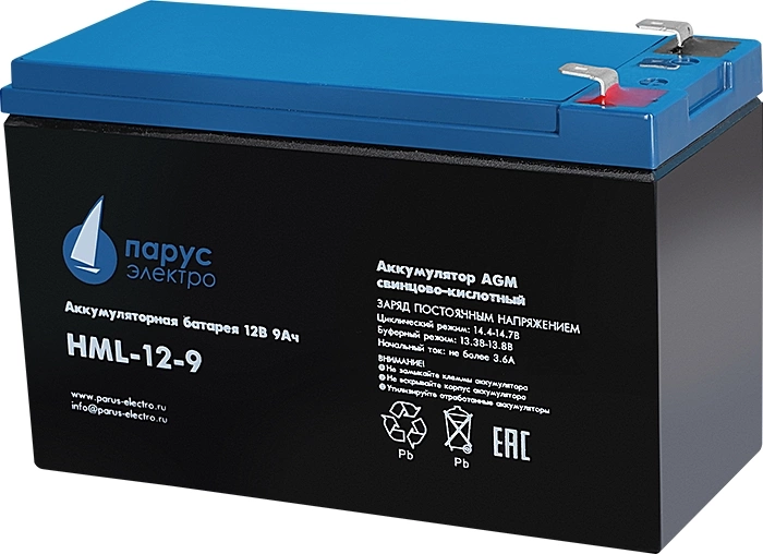 Батарея для ИБП Связь Инжиниринг HML-12-9 12В 9Ач