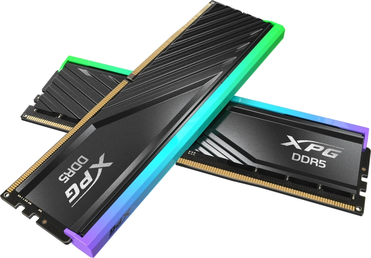 Память DDR5 2x16GB 6000MHz A-Data AX5U6000C3616G-DTLABRBK XPG Lancer Blade RGB RTL Gaming PC5-48000 CL36 DIMM ECC 288-pin 1.35В kit dual rank с радиатором Ret
