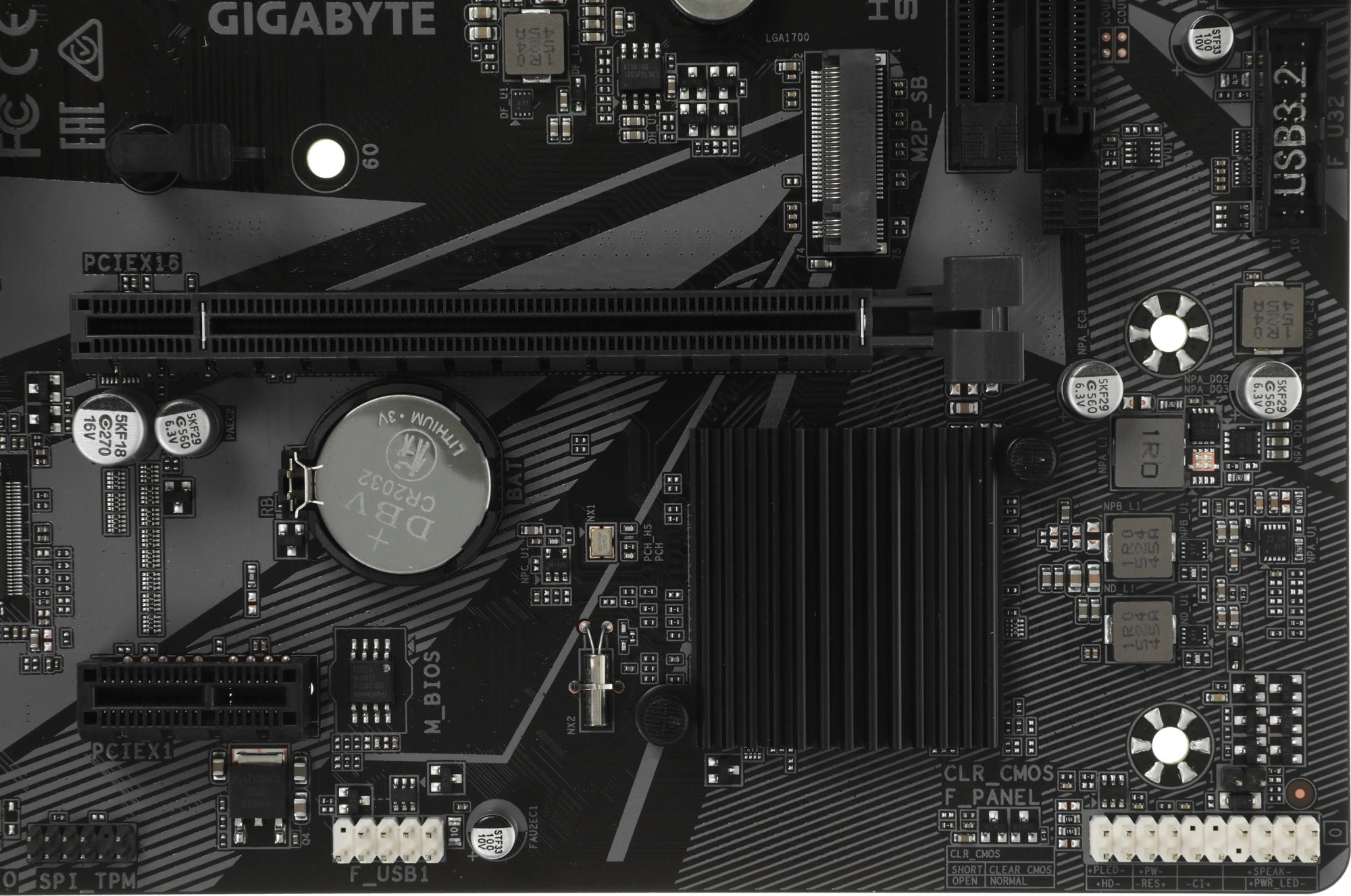 Материнская плата Gigabyte H610M K V2 Soc-1700 Intel H610 2xDDR5 mATX AC`97 8ch(7.1) GbLAN+HDMI+DP