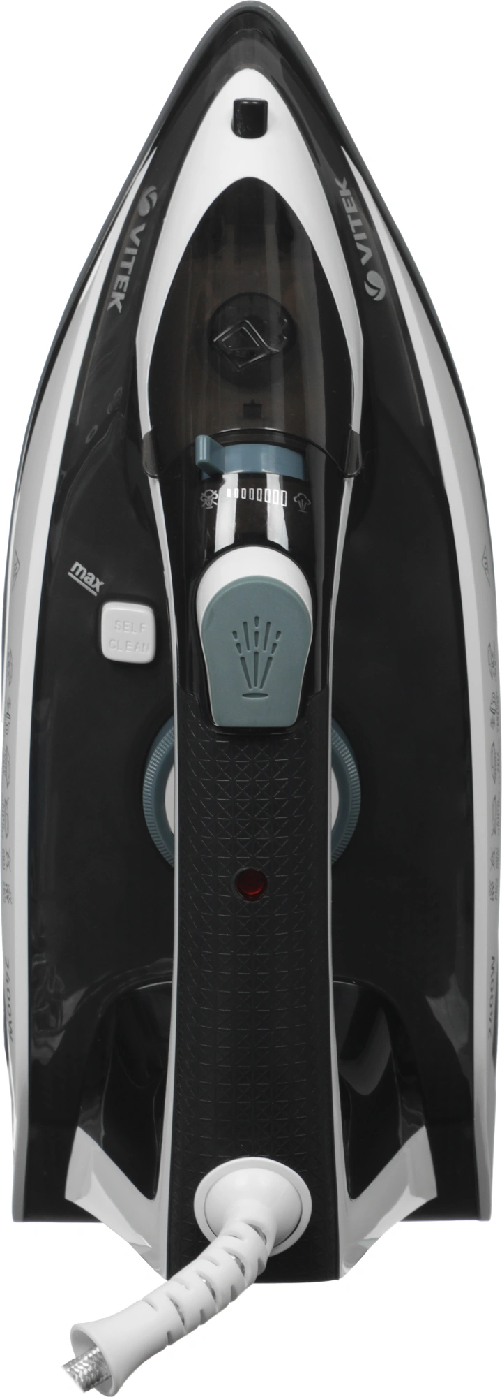 Утюг Vitek VT-8313 2400Вт белый/черный