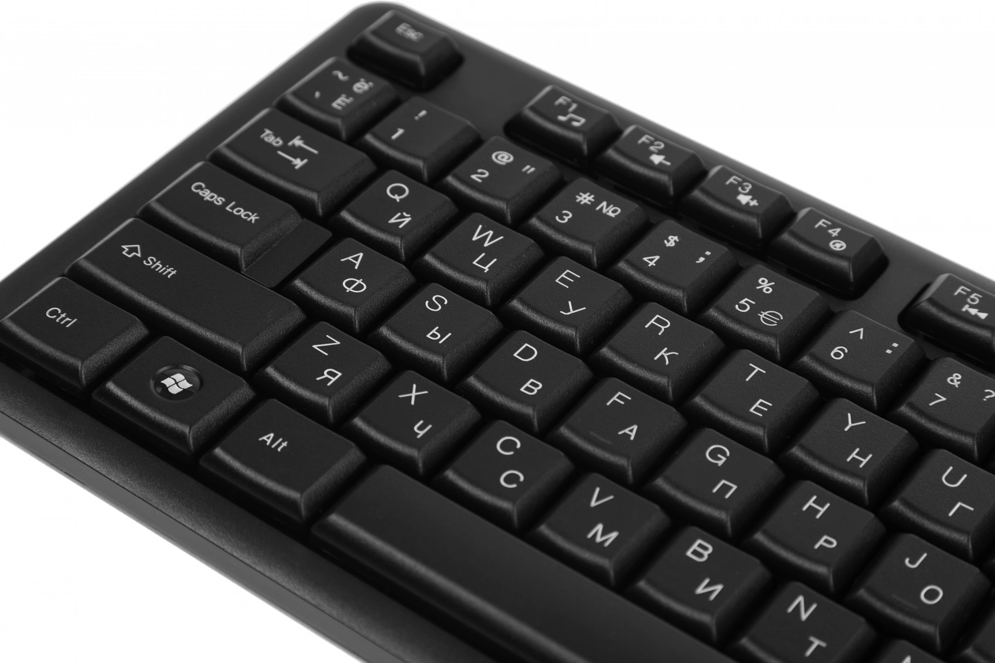 Клавиатура A4Tech KR-3 черный USB кабель 1.5м