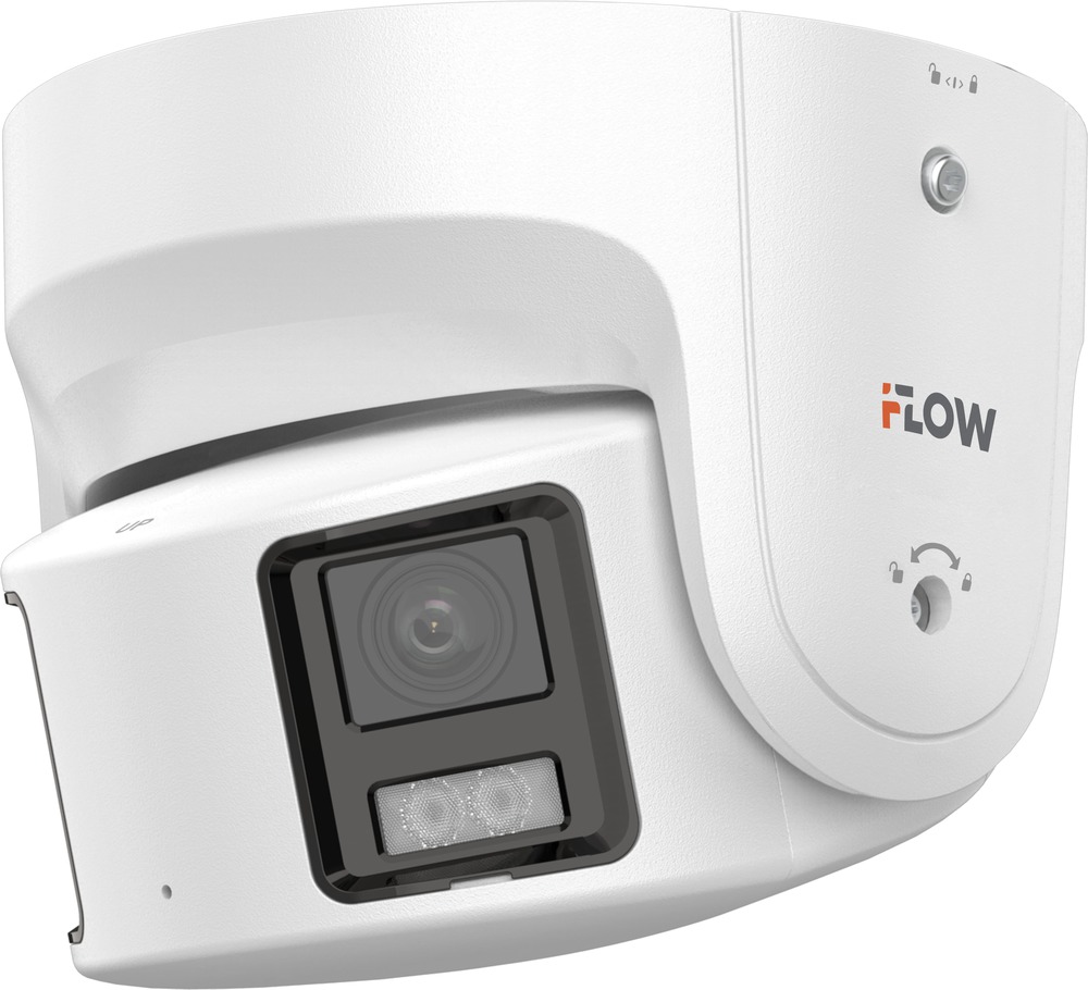 F-IC-2384PCMS/A(4mm) - 8Мп уличная панорамная IP-камера с Smart-подсветкой до 30м, технологией BrightVu и SharpSense