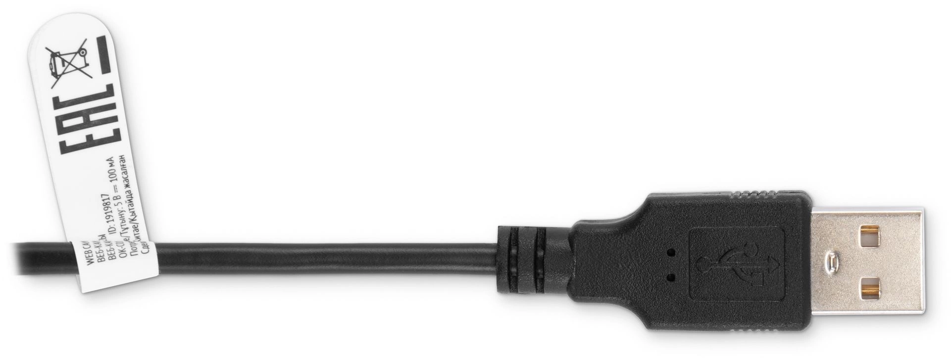 Камера Web Оклик OK-C016HD черный 1Mpix (1280x720) USB2.0 с микрофоном