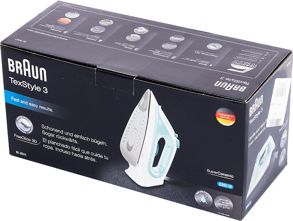 Утюг Braun SI3041GR 2350Вт бирюзовый