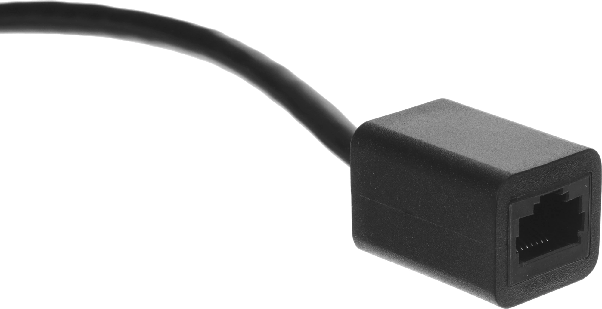 Патч-корд Buro BU-C5EXTND-2M-B UTP cat.5E 2м черный RJ-45 (m)-RJ-45 (f)