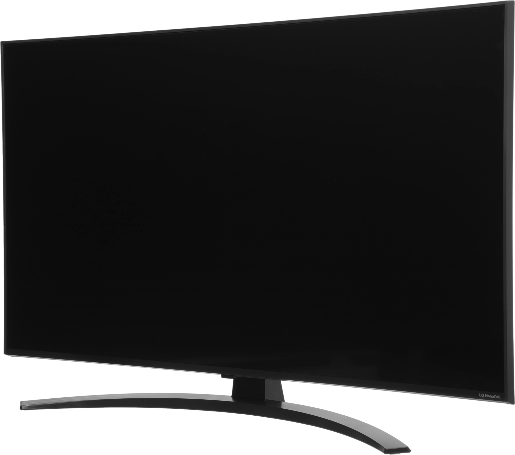 Телевизор LED LG 43" 43NANO81A6A.ARUG черный 4K Ultra HD 60Hz DVB-T DVB-T2 DVB-C DVB-S DVB-S2 USB WiFi Smart TV
