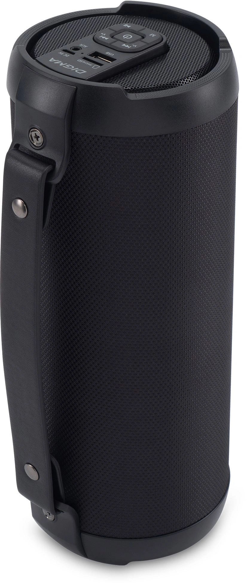 Колонка порт. Digma D-PS1520 черный/черный 16W 1.0 BT 10м 1500mAh (SP1520B)