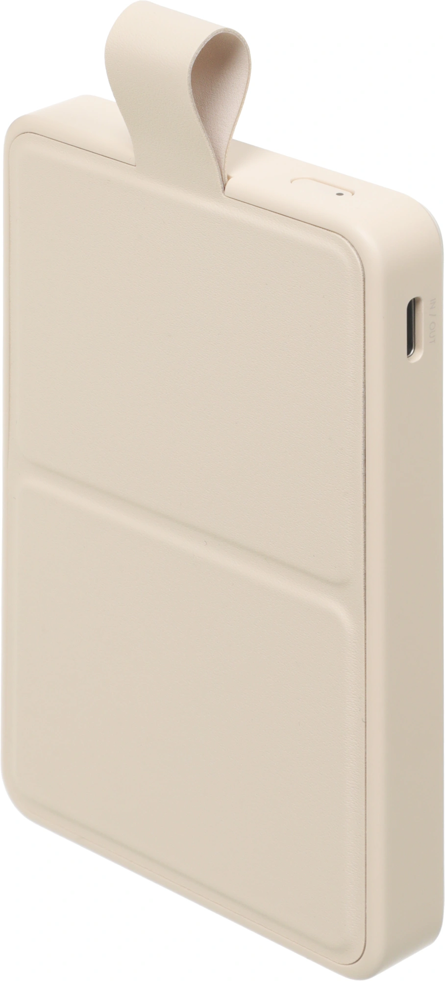 Мобильный аккумулятор Xiaomi BHR9074GL 6000mAh Qi 15W 2.4A USB-C беспров.зар. бежевый
