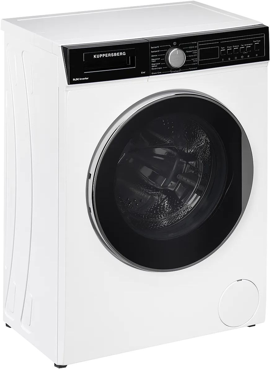 Стиральная машина Kuppersberg WM 410 W класс: A+++ загр.фронтальная макс.:6кг белый инвертор