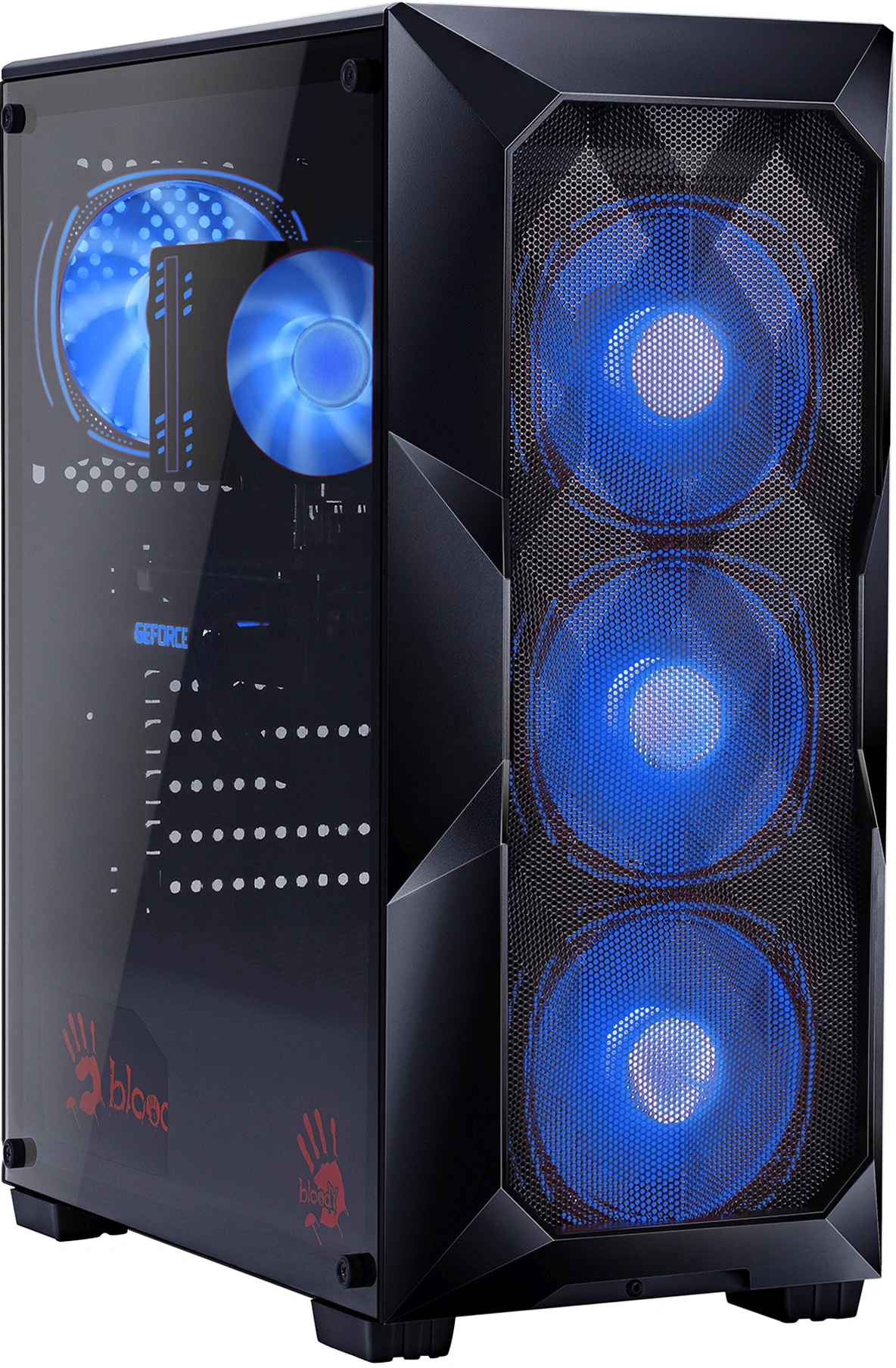 ПК Bloody BD-PC RB55C1 MT Ryzen 5 5600X (3.7) 32Gb SSD1Tb RTX4060 8Gb Windows 11 Home GbitEth 500W черный (RUS) (2107186)