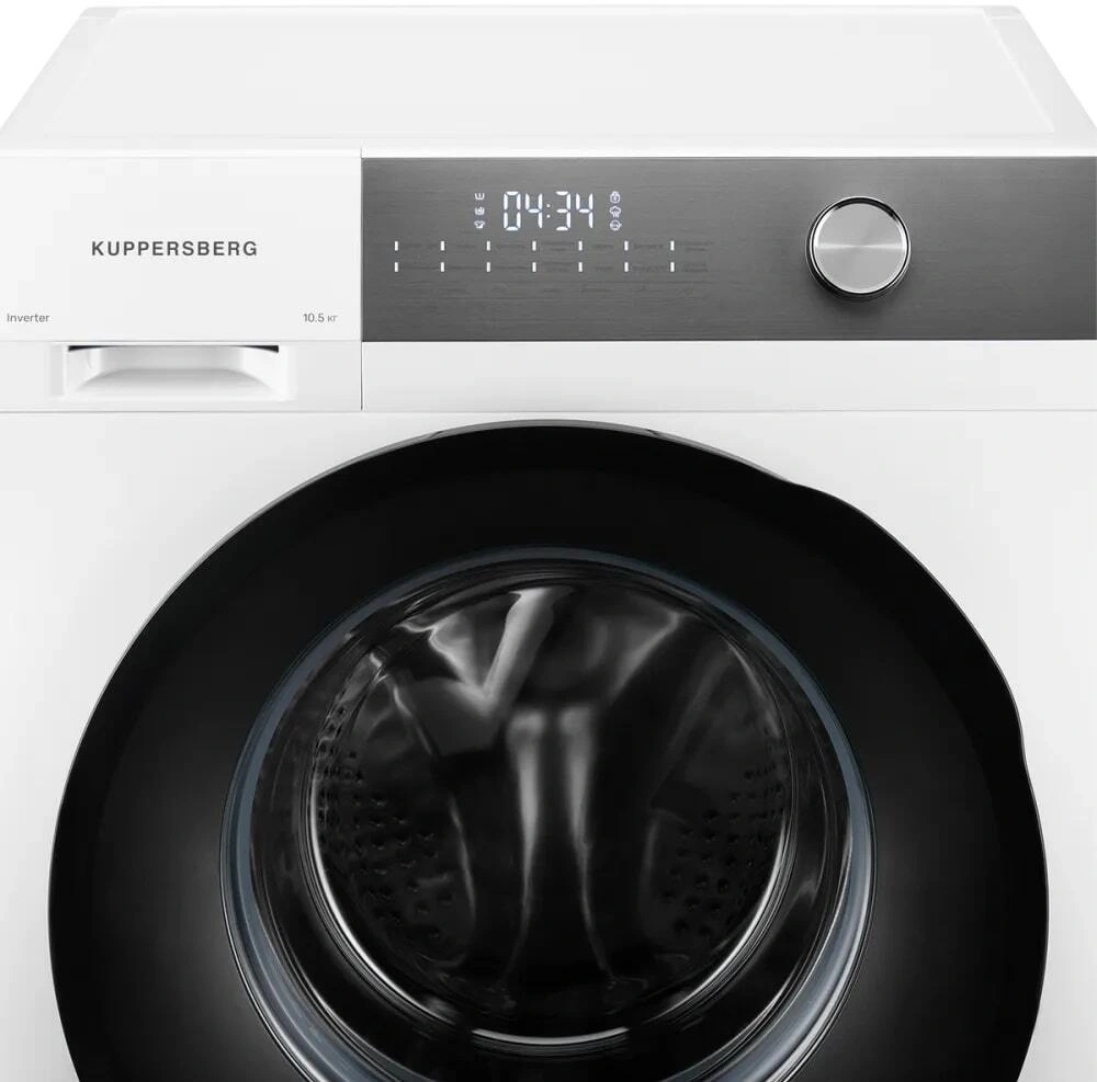 Стиральная машина Kuppersberg WM 610 W класс: A+++ загр.фронтальная макс.:10.5кг белый инвертор