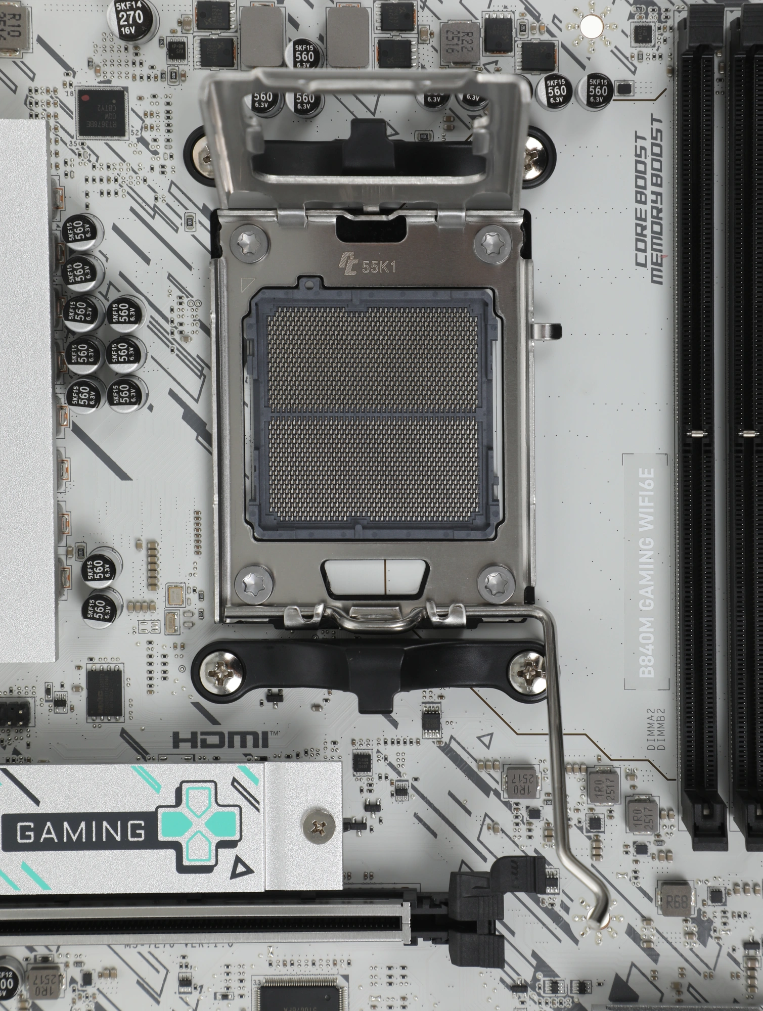 Материнская плата MSI B840M GAMING WIFI6E Socket AM5 AMD B840 2xDDR5 mATX AC`97 8ch(7.1) 2.5Gg RAID+HDMI+DP