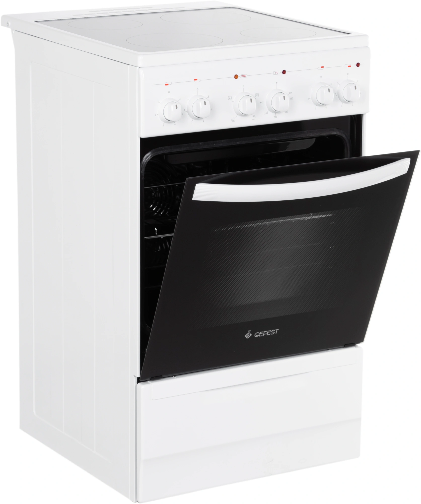 Плита Электрическая Gefest ЭП Н Д 5160-02 0095 белый стеклокерамика